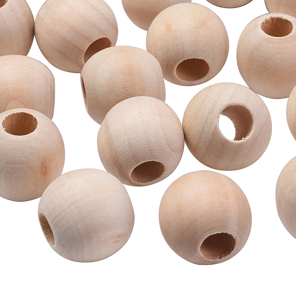 PandaHall Large Hole Unfinished Wood Beads, Natural Wooden Loose Beads Spacer Beads, Macrame Beads, Lead Free, Round, Sandy Brown, 24x21mm...
PandaHall Large Hole Unfinished Wood Beads, Natural Wooden Loose Beads Spacer Beads, Macrame Beads, Lead Free, Round, Sandy Brown, 24x21mm...