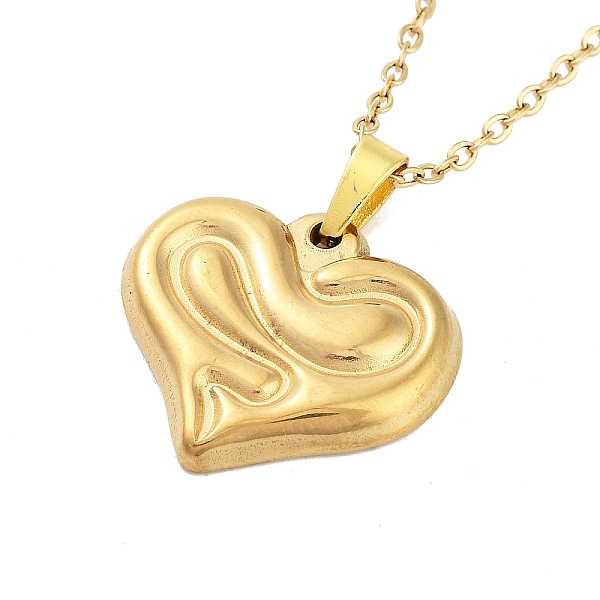 PandaHall Heart 304 Stainless Steel Pendant Necklaces, Cable Chain Necklaces for Women, Real 18K Gold Plated, 15.75 inch(40cm), pendant...
PandaHall Heart 304 Stainless Steel Pendant Necklaces, Cable Chain Necklaces for Women, Real 18K Gold Plated, 15.75 inch(40cm), pendant...