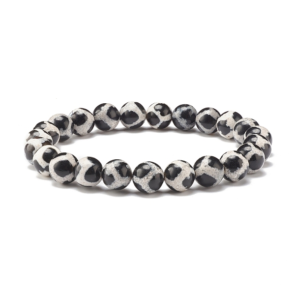 PandaHall Natural Dzi Agate Stretch Bracelet, Gemstone Mala Beads Protection Bracelet for Women, Black, Inner Diameter: 2-1/8 inch(5.4cm)...
PandaHall Natural Dzi Agate Stretch Bracelet, Gemstone Mala Beads Protection Bracelet for Women, Black, Inner Diameter: 2-1/8 inch(5.4cm)...