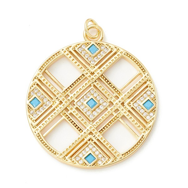 PandaHall Rack Plating Brass Micro Pave Clear & Cyan Cubic Zirconia Pendants, Cadmium Free & Nickel Free & Lead Free, Long-Lasting Plated...
PandaHall Rack Plating Brass Micro Pave Clear & Cyan Cubic Zirconia Pendants, Cadmium Free & Nickel Free & Lead Free, Long-Lasting Plated...