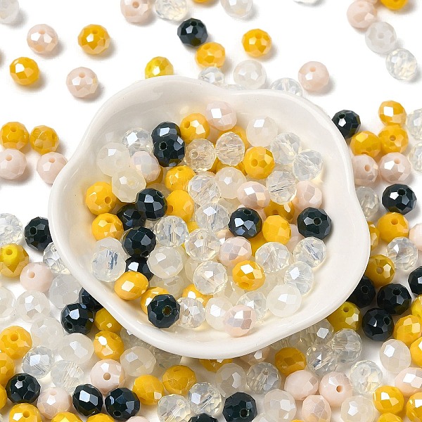 PandaHall Glass Beads, Faceted, Rondelle, Old Lace, 8x6mm, Hole: 1mm, about 145pcs/60g Glass Rondelle
PandaHall Glass Beads, Faceted, Rondelle, Old Lace, 8x6mm, Hole: 1mm, about 145pcs/60g Glass Rondelle