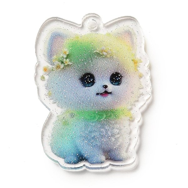 PandaHall Printed Acrylic Pendants, Dog, Lawn Green, 50x35.5x2.5mm, Hole: 3mm Acrylic Dog
PandaHall Printed Acrylic Pendants, Dog, Lawn Green, 50x35.5x2.5mm, Hole: 3mm Acrylic Dog