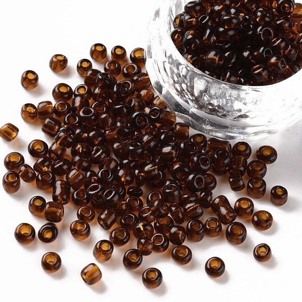 PandaHall (Repacking Service Available) Glass Seed Beads, Transparent, Round, Brown, 6/0, 4mm, Hole: 1.5mm, about 12G/bag Glass Brown
PandaHall (Repacking Service Available) Glass Seed Beads, Transparent, Round, Brown, 6/0, 4mm, Hole: 1.5mm, about 12G/bag Glass Brown