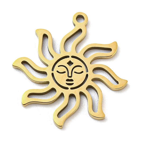 PandaHall 201 Stainless Steel Pendants, Laser Cut, Golden, Sun, 19x17.5x1mm, Hole: 1.2mm, 5pcs/bag 201 Stainless Steel Sun
PandaHall 201 Stainless Steel Pendants, Laser Cut, Golden, Sun, 19x17.5x1mm, Hole: 1.2mm, 5pcs/bag 201 Stainless Steel Sun