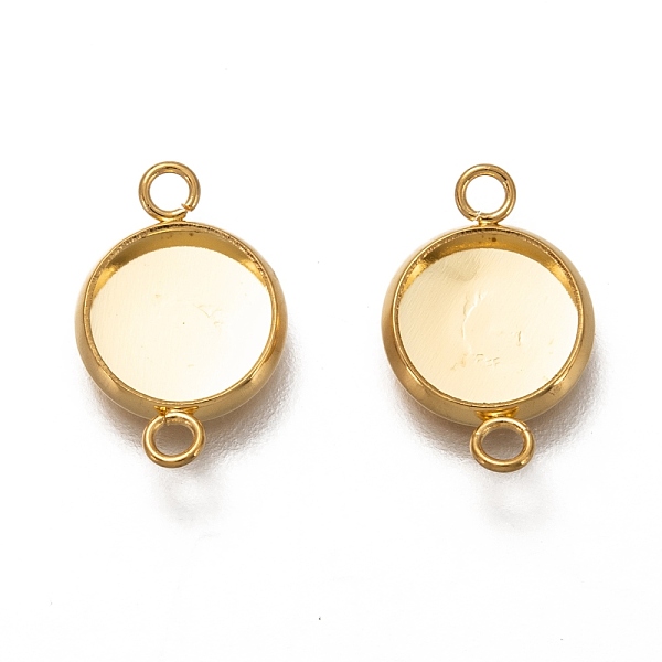 PandaHall 304 Stainless Steel Cabochon Connector Settings, Plain Edge Bezel Cups, Flat Round, Real 18K Gold Plated, Tray: 8mm, 17.5x10x2mm...
PandaHall 304 Stainless Steel Cabochon Connector Settings, Plain Edge Bezel Cups, Flat Round, Real 18K Gold Plated, Tray: 8mm, 17.5x10x2mm...