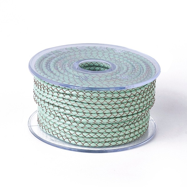 PandaHall Braided Cowhide Cord, Leather Jewelry Cord, Jewelry DIY Making Material, Aquamarine, 3mm, about 21.87 yards(20m)/roll Cowhide..., Green
PandaHall Braided Cowhide Cord, Leather Jewelry Cord, Jewelry DIY Making Material, Aquamarine, 3mm, about 21.87 yards(20m)/roll Cowhide..., Green