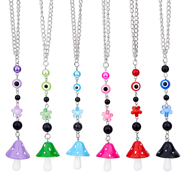 PandaHall DICOSMETIC 6 Colors Car Pendant for Rear View Mirror Hanging Ornament Mushroom Car Ornament with Evil Eye Beads Rear View Mirror..., Multicolor
PandaHall DICOSMETIC 6 Colors Car Pendant for Rear View Mirror Hanging Ornament Mushroom Car Ornament with Evil Eye Beads Rear View Mirror..., Multicolor