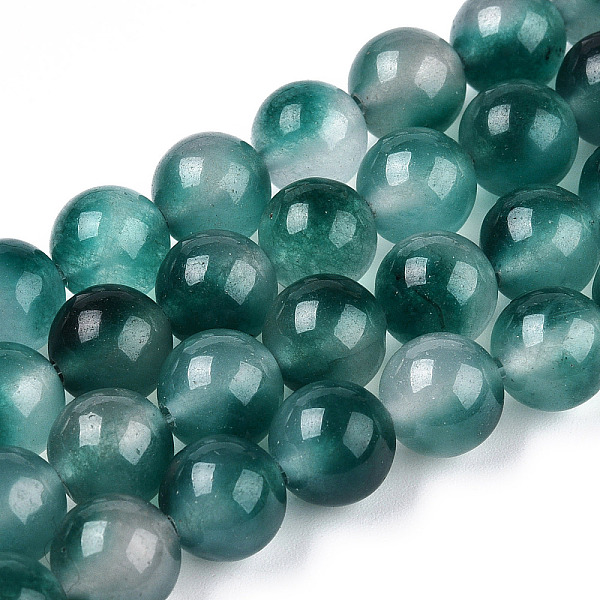 PandaHall Two Tone Natural White Jade Bead Strands, Dyed, Round, Teal, 8mm, Hole: 1mm, about 48pcs/strand, 14.9 inch White Jade Round Cyan
PandaHall Two Tone Natural White Jade Bead Strands, Dyed, Round, Teal, 8mm, Hole: 1mm, about 48pcs/strand, 14.9 inch White Jade Round Cyan