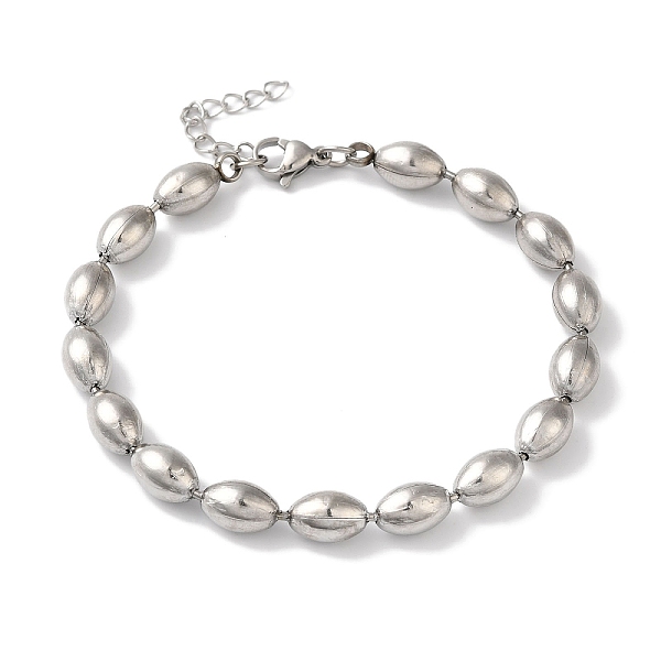 PandaHall 304 Stainless Steel Rice Beaded Bracelets for Women, Stainless Steel Color, 7-1/2 inch(19cm) 304 Stainless Steel Rice
PandaHall 304 Stainless Steel Rice Beaded Bracelets for Women, Stainless Steel Color, 7-1/2 inch(19cm) 304 Stainless Steel Rice