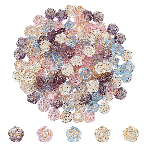 PandaHall WADORN 150Pcs 5 Colors Transparent Acrylic Beads, Flower, Mixed Color, 18.5~19x18.5~19x7~10mm, Hole: 1.6~2mm, 30pcs/color Acrylic..., Multicolor
PandaHall WADORN 150Pcs 5 Colors Transparent Acrylic Beads, Flower, Mixed Color, 18.5~19x18.5~19x7~10mm, Hole: 1.6~2mm, 30pcs/color Acrylic..., Multicolor