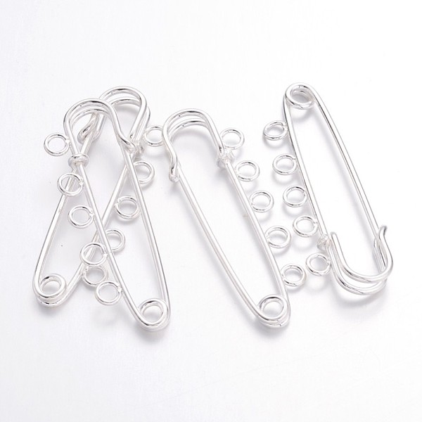 PandaHall Iron Kilt Pins, Brooch Findings, Silver Color Plated, 16x50mm, Hole: 3mm Iron Silver
PandaHall Iron Kilt Pins, Brooch Findings, Silver Color Plated, 16x50mm, Hole: 3mm Iron Silver