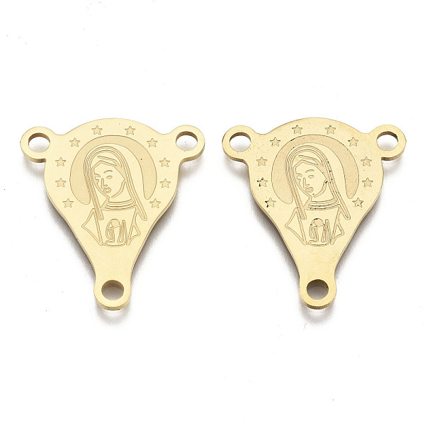 PandaHall 201 Stainless Steel Chandelier Component Links, 3 Loop Connectors, Oval, Real 18K Gold Plated, 24.5x22x1mm, Hole: 2mm 201...
PandaHall 201 Stainless Steel Chandelier Component Links, 3 Loop Connectors, Oval, Real 18K Gold Plated, 24.5x22x1mm, Hole: 2mm 201...