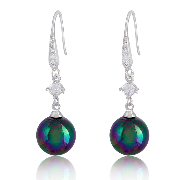 PandaHall Pearl Earrings with Cubic Zirconia White Freshwater Shell Pearl Dangle Hook Earrings Stud Round Ball Drop Hoop Earrings Brass...
PandaHall Pearl Earrings with Cubic Zirconia White Freshwater Shell Pearl Dangle Hook Earrings Stud Round Ball Drop Hoop Earrings Brass...
