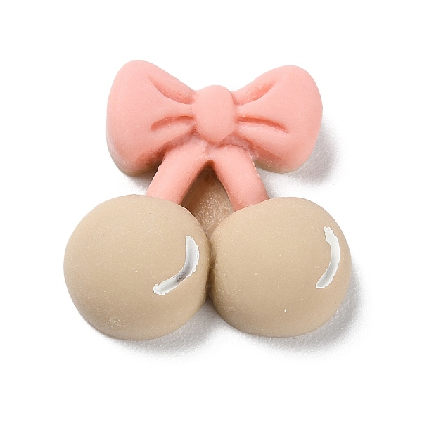 PandaHall Cartoon Opaque Resin Cherry with Bowknot Cabochons, for Jewelry Making, Tan, 24x2x74mm Resin Cherry Orange
PandaHall Cartoon Opaque Resin Cherry with Bowknot Cabochons, for Jewelry Making, Tan, 24x2x74mm Resin Cherry Orange