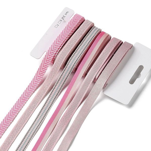 PandaHall 18 Yards 6 Styles Polyester Ribbon, for DIY Handmade Craft, Hair Bowknots and Gift Decoration, Pink Color Palette, Pale Violet Red...
PandaHall 18 Yards 6 Styles Polyester Ribbon, for DIY Handmade Craft, Hair Bowknots and Gift Decoration, Pink Color Palette, Pale Violet Red...
