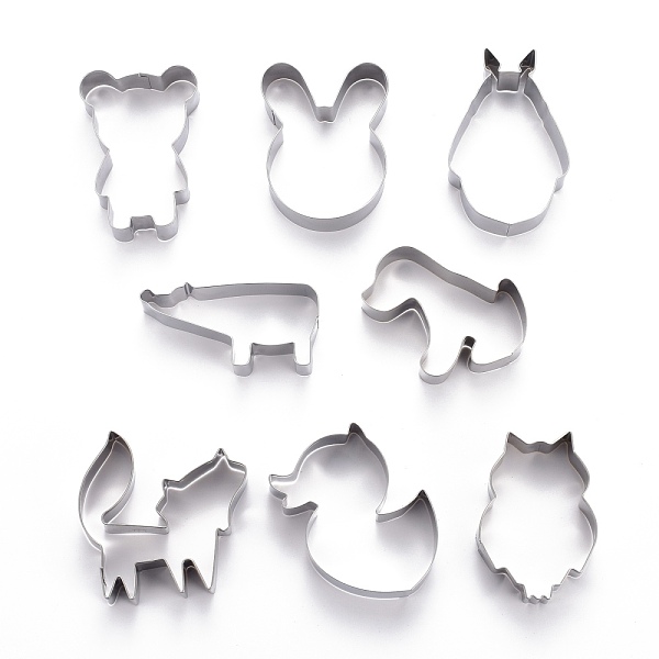 PandaHall Stainless Steel Mixed Animal Shape Cookie Candy Food Cutters Molds, for DIY, Kitchen, Baking, Kids Birthday Party Supplies Favors...
PandaHall Stainless Steel Mixed Animal Shape Cookie Candy Food Cutters Molds, for DIY, Kitchen, Baking, Kids Birthday Party Supplies Favors...