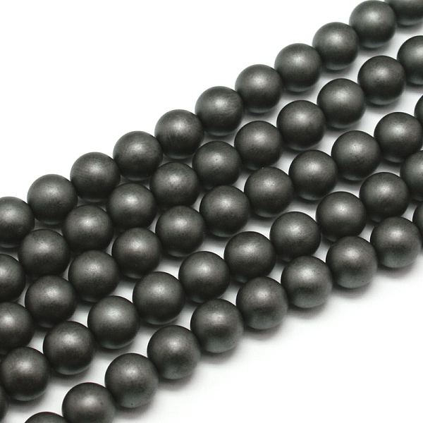 PandaHall Frosted Non-magnetic Synthetic Hematite Round Bead Strands, Grade AA, 6mm, Hole: 0.8mm, about 65pcs/strand, 16 inch Non-magnetic...
PandaHall Frosted Non-magnetic Synthetic Hematite Round Bead Strands, Grade AA, 6mm, Hole: 0.8mm, about 65pcs/strand, 16 inch Non-magnetic...
