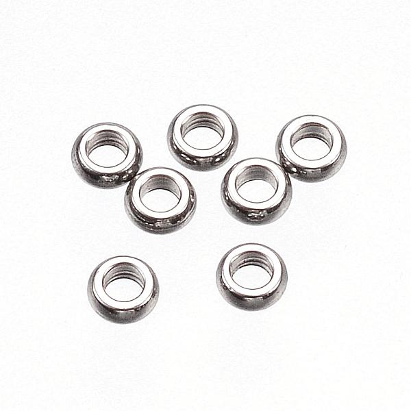 PandaHall 201 Stainless Steel Spacer Beads, Rondelle, Stainless Steel Color, 2x1mm, Hole: 1mm 201 Stainless Steel Rondelle
PandaHall 201 Stainless Steel Spacer Beads, Rondelle, Stainless Steel Color, 2x1mm, Hole: 1mm 201 Stainless Steel Rondelle