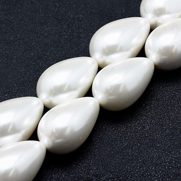 PandaHall Electroplate Shell Pearl Beads Strands, teardrop, White, 13x10mm, Hole: 1~1.2mm, about 30pcs/strand, 15.7 inch(40cm) Shell Pearl...
PandaHall Electroplate Shell Pearl Beads Strands, teardrop, White, 13x10mm, Hole: 1~1.2mm, about 30pcs/strand, 15.7 inch(40cm) Shell Pearl...