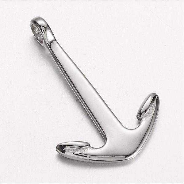PandaHall 304 Stainless Steel Pendants, Anchor, Stainless Steel Color, 39x25.5x7mm, Hole: 4.5mm 304 Stainless Steel Anchor & Helm
PandaHall 304 Stainless Steel Pendants, Anchor, Stainless Steel Color, 39x25.5x7mm, Hole: 4.5mm 304 Stainless Steel Anchor & Helm