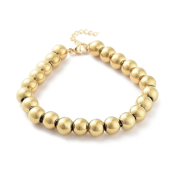PandaHall 202 Stainless Steel Round Beaded Bracelets for Men Women, Golden, 6-3/4 inch(17cm) 202 Stainless Steel Round
PandaHall 202 Stainless Steel Round Beaded Bracelets for Men Women, Golden, 6-3/4 inch(17cm) 202 Stainless Steel Round