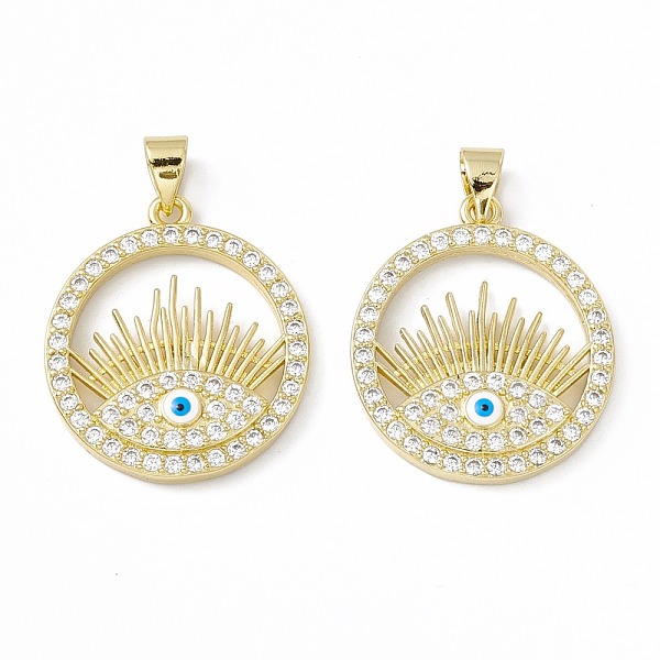 PandaHall Rack Plating Brass Micro Pave Clear Cubic Zirconia Charms, with Enamel, Long-Lasting Plated, Cadmium Free & Lead Free, Flat Round...
PandaHall Rack Plating Brass Micro Pave Clear Cubic Zirconia Charms, with Enamel, Long-Lasting Plated, Cadmium Free & Lead Free, Flat Round...