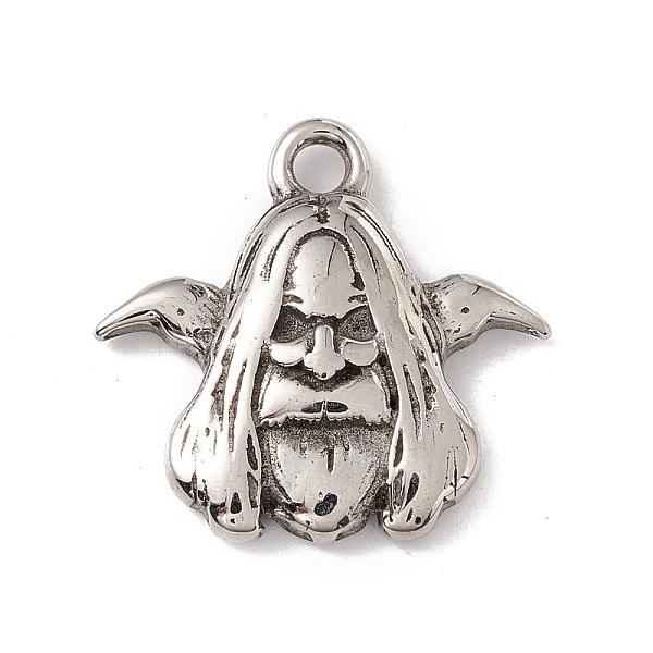 PandaHall 304 Stainless Steel Pendant, Elf, Antique Silver, 19x19.5x3mm, Hole: 2mm 304 Stainless Steel Others
PandaHall 304 Stainless Steel Pendant, Elf, Antique Silver, 19x19.5x3mm, Hole: 2mm 304 Stainless Steel Others