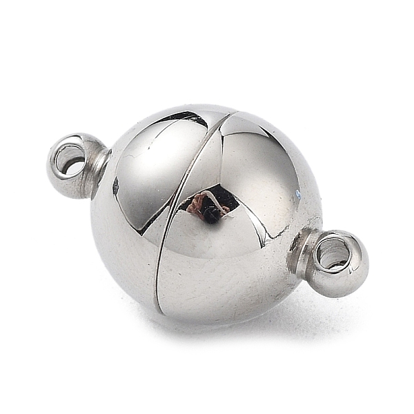 PandaHall 304 Stainless Steel Magnetic Clasps with Loops, Manual Polishing, Round, Stainless Steel Color, 15x10mm, Hole: 1.2mm 304 Stainless...
PandaHall 304 Stainless Steel Magnetic Clasps with Loops, Manual Polishing, Round, Stainless Steel Color, 15x10mm, Hole: 1.2mm 304 Stainless...
