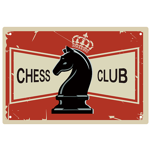 PandaHall CREATCABIN Chess Club Tin Signs Vintage Metal Wall Decor Decoration Art Mural Hanging Iron Painting for Home Garden Bar Pub..., Red
PandaHall CREATCABIN Chess Club Tin Signs Vintage Metal Wall Decor Decoration Art Mural Hanging Iron Painting for Home Garden Bar Pub..., Red