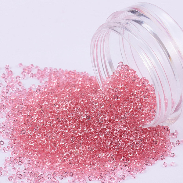 PandaHall Pointed Back Glass Rhinestone Cabochons, Nail Art Decoration Accessories, Bicone, Light Rose, 1x1mm, 2g/box Rhinestone Bicone Pink
PandaHall Pointed Back Glass Rhinestone Cabochons, Nail Art Decoration Accessories, Bicone, Light Rose, 1x1mm, 2g/box Rhinestone Bicone Pink