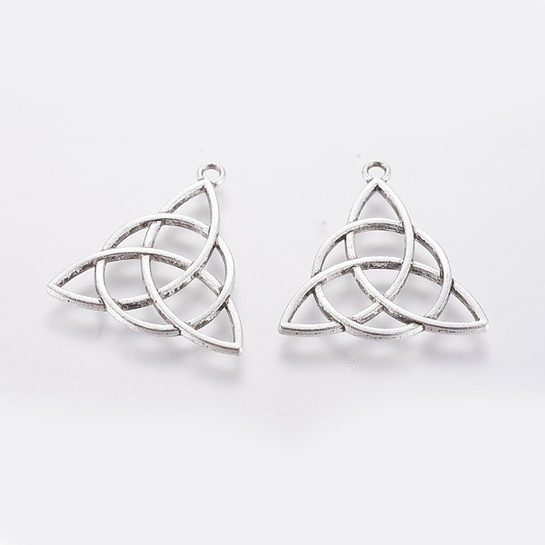 PandaHall Tibetan Style Alloy Pendants, Trinity Knot/Triquetra, Irish, Cadmium Free & Nickel Free & Lead Free, Antique Silver, 30x29x2mm...
PandaHall Tibetan Style Alloy Pendants, Trinity Knot/Triquetra, Irish, Cadmium Free & Nickel Free & Lead Free, Antique Silver, 30x29x2mm...