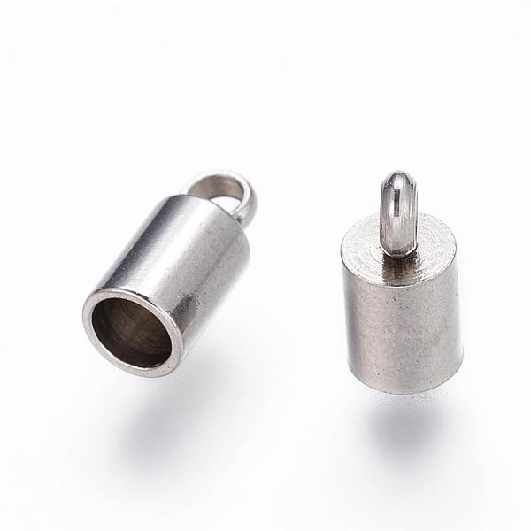 PandaHall 304 Stainless Steel Cord Ends, End Caps, Stainless Steel Color, 8.5x4mm, Hole: 1.8mm, Inner Diameter: 3mm 304 Stainless Steel
PandaHall 304 Stainless Steel Cord Ends, End Caps, Stainless Steel Color, 8.5x4mm, Hole: 1.8mm, Inner Diameter: 3mm 304 Stainless Steel