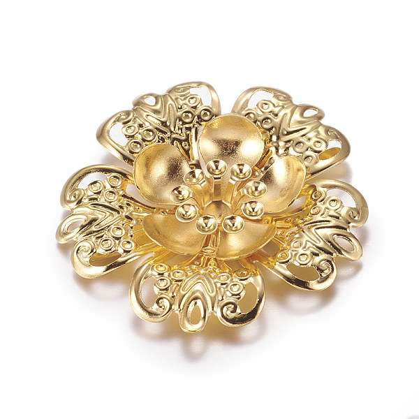 PandaHall Iron Shoe Buckle Clips, Flower, Golden, 42x6.5mm, Fit: 3mm Rhinestone, 4mm Inner Size Iron
PandaHall Iron Shoe Buckle Clips, Flower, Golden, 42x6.5mm, Fit: 3mm Rhinestone, 4mm Inner Size Iron