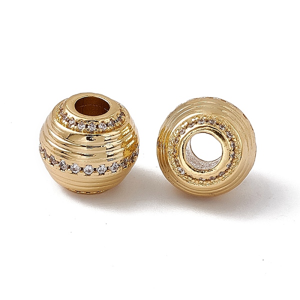 PandaHall Rack Plating Brass Micro Pave Cubic Zirconia Beads, Long-Lasting Plated, Cadmium Free & Nickel Free & Lead Free, Round, Real 18K..., Clear
PandaHall Rack Plating Brass Micro Pave Cubic Zirconia Beads, Long-Lasting Plated, Cadmium Free & Nickel Free & Lead Free, Round, Real 18K..., Clear