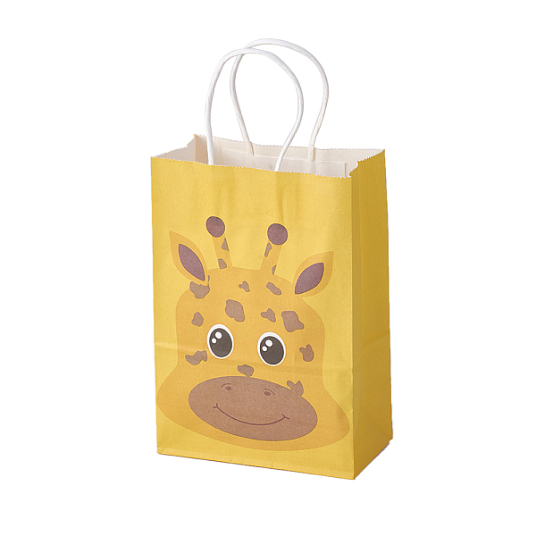 PandaHall kraft Paper Bags, with Handles, Gift Bags, Shopping Bags, Rectangle, Giraffe Pattern, Yellow, 21.3x14.9x8cm Paper Other Animal...
PandaHall kraft Paper Bags, with Handles, Gift Bags, Shopping Bags, Rectangle, Giraffe Pattern, Yellow, 21.3x14.9x8cm Paper Other Animal...