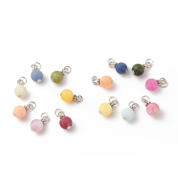 PandaHall 7Pcs 7 Styles Gemstone Charms, Natural White Jade & TaiWan Jade & Blue Aventurine & Aquamarine, Frosted, with Antique Silver &...
PandaHall 7Pcs 7 Styles Gemstone Charms, Natural White Jade & TaiWan Jade & Blue Aventurine & Aquamarine, Frosted, with Antique Silver &...