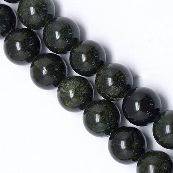 PandaHall Round Gemstone Beads, Natural Serpentine/Green Lace Stone, Dark Green, 10mm, Hole: 1mm, about 40pcs/strand, 16 inch Serpentine...
PandaHall Round Gemstone Beads, Natural Serpentine/Green Lace Stone, Dark Green, 10mm, Hole: 1mm, about 40pcs/strand, 16 inch Serpentine...
