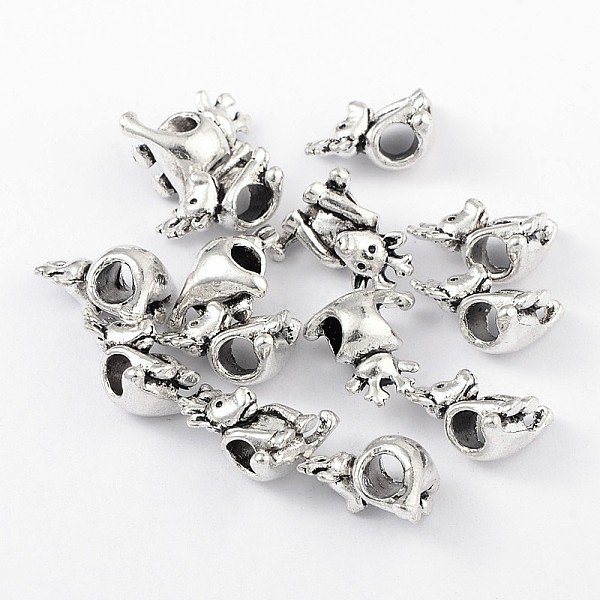PandaHall Tibetan Style Alloy Christmas Reindeer/Stag European Beads, Large Hole Beads, Cadmium Free & Nickel Free & Lead Free , Antique...
PandaHall Tibetan Style Alloy Christmas Reindeer/Stag European Beads, Large Hole Beads, Cadmium Free & Nickel Free & Lead Free , Antique...