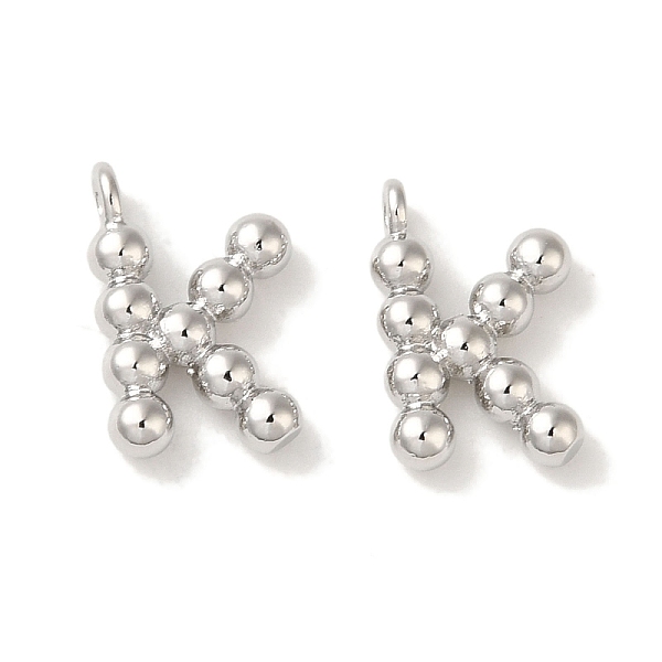 PandaHall Brass Pendants, Letter Charms, Platinum, 13x8x2mm, Hole: 1mm Brass Letter K
PandaHall Brass Pendants, Letter Charms, Platinum, 13x8x2mm, Hole: 1mm Brass Letter K