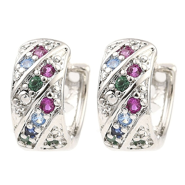 PandaHall Brass with Colorful Cubic Zirconia Thick Hoop Earrings, Platinum, 5x13mm Cubic Zirconia Ring
PandaHall Brass with Colorful Cubic Zirconia Thick Hoop Earrings, Platinum, 5x13mm Cubic Zirconia Ring