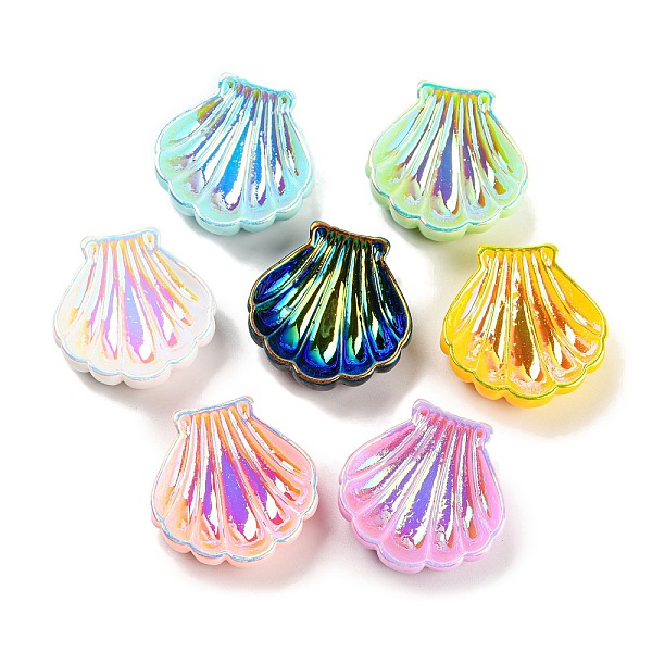PandaHall Iridescent Opaque Resin Cabochons, AB Color Shell Shape Cabochons, Mixed Color, 30x30x10mm Resin Shell Shape
PandaHall Iridescent Opaque Resin Cabochons, AB Color Shell Shape Cabochons, Mixed Color, 30x30x10mm Resin Shell Shape
