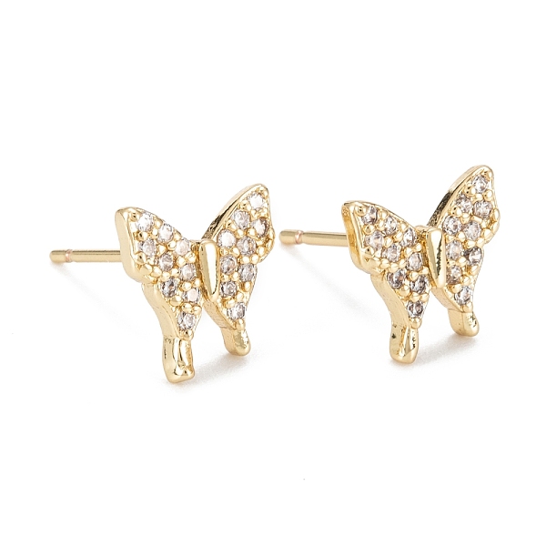 PandaHall Butterfly Sparkling Cubic Zirconia Stud Earrings for Girl Women, Lead Free & Nickel Free & Cadmium Free, Brass Micro Pave Cubic...
PandaHall Butterfly Sparkling Cubic Zirconia Stud Earrings for Girl Women, Lead Free & Nickel Free & Cadmium Free, Brass Micro Pave Cubic...