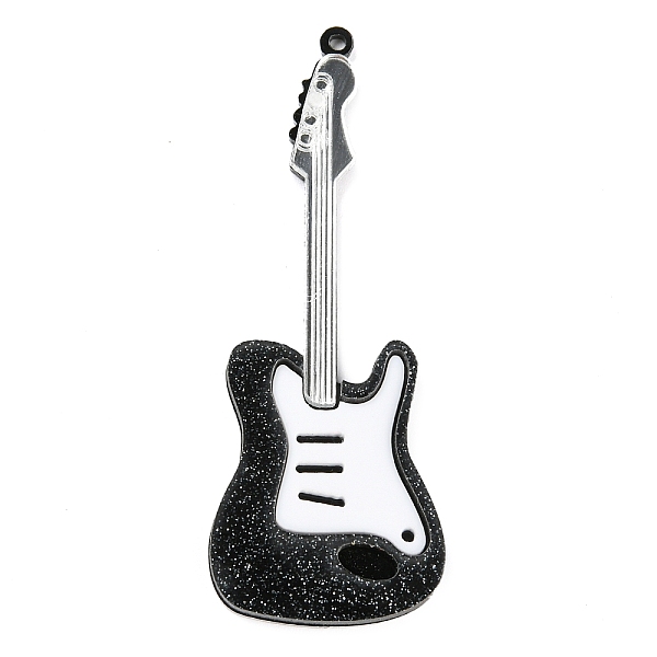 PandaHall Acrylic Big Pendant, with Glitter Powder, Guitar, Black, 65.5x24.5x4mm, Hole: 1.6mm Acrylic Musical Instruments Black
PandaHall Acrylic Big Pendant, with Glitter Powder, Guitar, Black, 65.5x24.5x4mm, Hole: 1.6mm Acrylic Musical Instruments Black