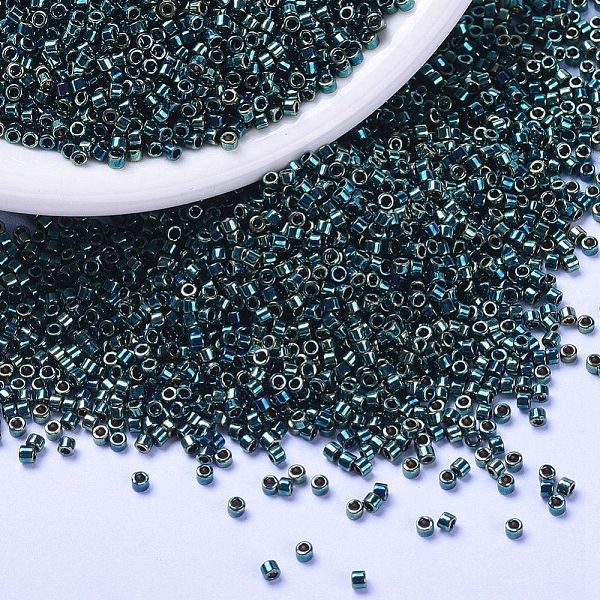 PandaHall MIYUKI Delica Beads, Cylinder, Japanese Seed Beads, 11/0, (DB1006) Metallic Blue Green Gold Iris, 1.3x1.6mm, Hole: 0.8mm, about...
PandaHall MIYUKI Delica Beads, Cylinder, Japanese Seed Beads, 11/0, (DB1006) Metallic Blue Green Gold Iris, 1.3x1.6mm, Hole: 0.8mm, about...