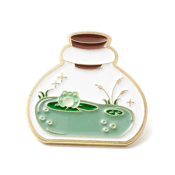 PandaHall Frog in The Bottle Enamel Pin, Animal Alloy Badge for Backpack Clothes, Golden, Colorful, 27x26x2mm Alloy+Enamel
PandaHall Frog in The Bottle Enamel Pin, Animal Alloy Badge for Backpack Clothes, Golden, Colorful, 27x26x2mm Alloy+Enamel