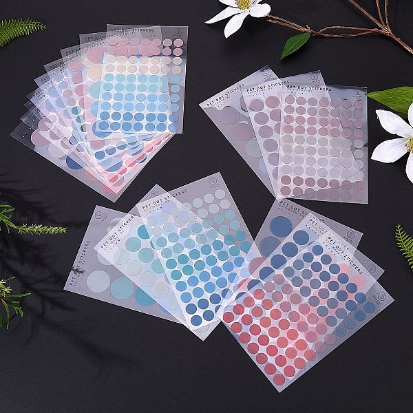 PandaHall 6 Sets 6 Colors 3 Size Waterproof PET Sticker Set, Circle Dot Series, for Arts, DIY Crafts, Journals, Planners, Scrapbooking..., Multicolor
PandaHall 6 Sets 6 Colors 3 Size Waterproof PET Sticker Set, Circle Dot Series, for Arts, DIY Crafts, Journals, Planners, Scrapbooking..., Multicolor