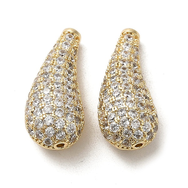 PandaHall Brass Micro Pave Clear Cubic Zirconia Beads, Teardrop, Real 18K Gold Plated, 18.5x8x7mm, Hole: 0.8mm Brass+Cubic Zirconia Teardrop...
PandaHall Brass Micro Pave Clear Cubic Zirconia Beads, Teardrop, Real 18K Gold Plated, 18.5x8x7mm, Hole: 0.8mm Brass+Cubic Zirconia Teardrop...