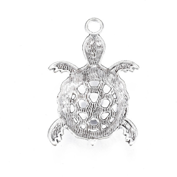 PandaHall Tibetan Style Alloy Big Pendants, Lead Free & Cadmium Free, Turtle, Antique Silver, 56x37x10mm, Hole: 5mm, about 46pcs/500g Alloy...
PandaHall Tibetan Style Alloy Big Pendants, Lead Free & Cadmium Free, Turtle, Antique Silver, 56x37x10mm, Hole: 5mm, about 46pcs/500g Alloy...