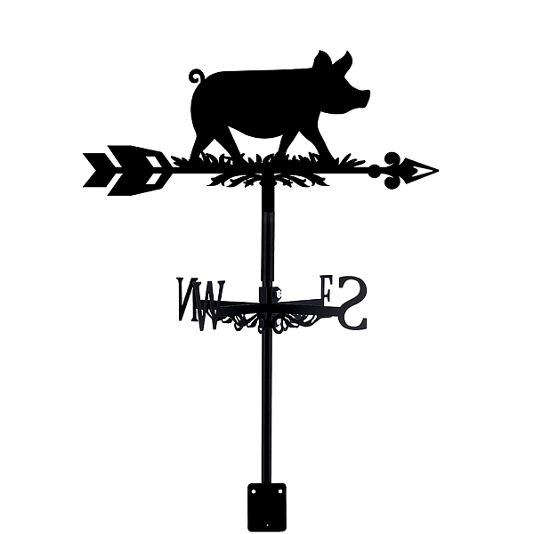 PandaHall Orangutan Iron Wind Direction Indicator, Weathervane for Outdoor Garden Wind Measuring Tool, Pig, 220~225x358mm Iron Pig
PandaHall Orangutan Iron Wind Direction Indicator, Weathervane for Outdoor Garden Wind Measuring Tool, Pig, 220~225x358mm Iron Pig