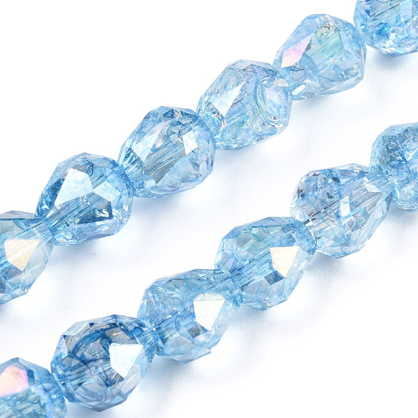 PandaHall Transparent Electroplate Glass Beads Strands, AB Color Plated, Faceted, Teardrop, Light Sky Blue, 10.5x10mm, Hole: 1.2mm, about...
PandaHall Transparent Electroplate Glass Beads Strands, AB Color Plated, Faceted, Teardrop, Light Sky Blue, 10.5x10mm, Hole: 1.2mm, about...